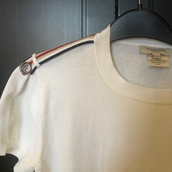 Burberry s/s shirt with shoulder stripes & pockets - Picture 12 of 16